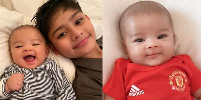 Potret Baby Zhafi Anak Ketiga Fairuz A Rafiq, Gak Kalah Ganteng dari King Faaz Kakaknya