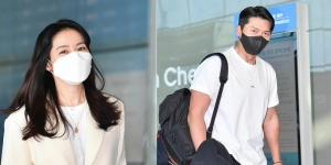 10 Potret Hyun Bin dan Son Ye Jin Berangkat Honeymoon ke LA, Tetap Mesra Meski Malu-Malu Bergandengan Tangan
