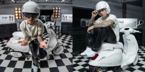 Ini 7 Potret Karya Kolaborasi Justin Bieber dan Vespa yang Keren Abis!