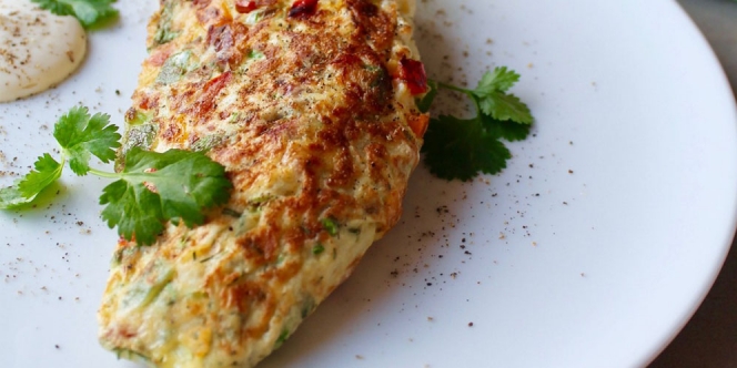 Resep Praktis Sehat untuk Buka Puasa: Omelet Sayur