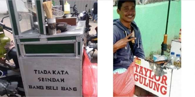 Potret Promosi Telur Gulung Ini Kreatif dan Kocak, Pelanggan Auto Belok