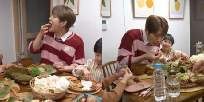 Ini Momen Onew SHINee Coba Makanan Indonesia Bersama Kimbab Family, Doyan Banget Sampai Nambah lho!