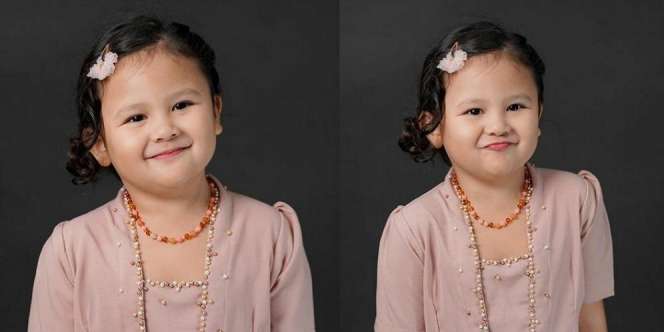 10 Potret Sea Dedari Putri Sharena Delon, Makin Lucu dan Menggemaskan Berbalut Busana Kebaya