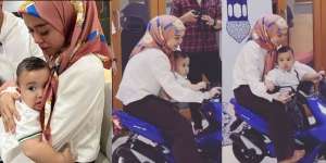 7 Potret Hangat Lesti Kejora Saar Momong Baby Ukkasya, Nempel Terus Kayak ke Bundanya Sendiri Nih!
