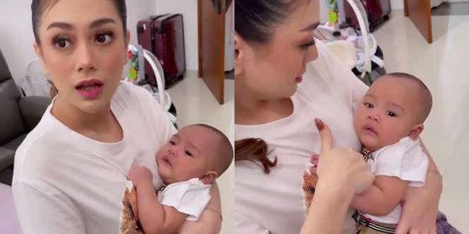 Langsung Pengin Punya Bayi, Ini Potret Celine Evangelista Momong Baby Rayyanza