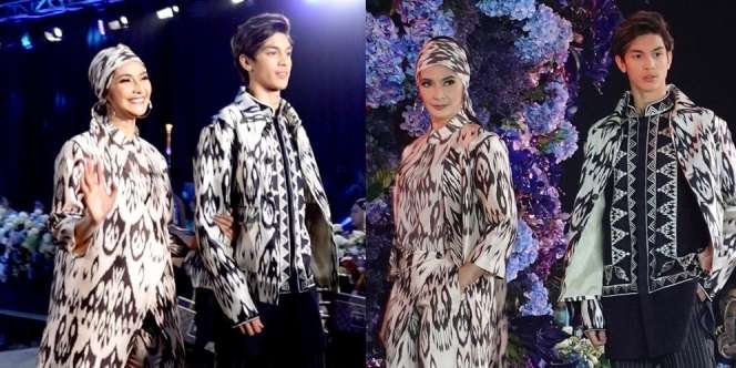 9 Potret Kompak Maudy Koesnaedi dan Eddy Meijer Melenggang di Catwalk Bersama, Ibu Anak Super Kece!