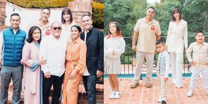 8 Potret Nia Ramadhani Lebaran di Amerika Bareng Keluarga Besar, Penampilan Tampak Kurusan jadi Sorotan