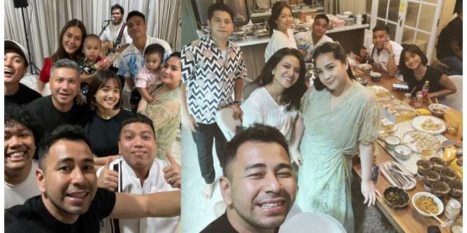 Momen Lebaran Hari Kedua di Rumah Raffi Ahmad dan Nagita Slavina, Penuh Selebriti Ternama!