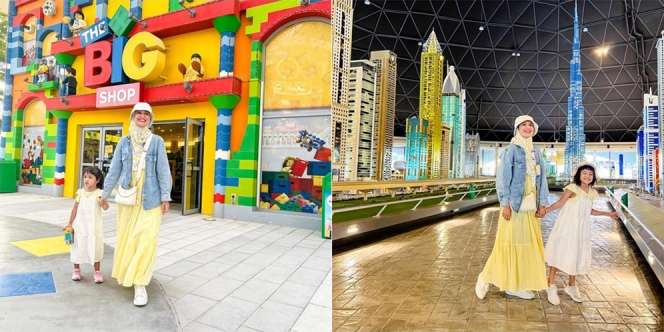 Foto Keseruan Keluarga Shireen Sungkar Liburan ke Legoland di Dubai, Aksi Kocak Teuku Wisnu Bikin Ngakak!