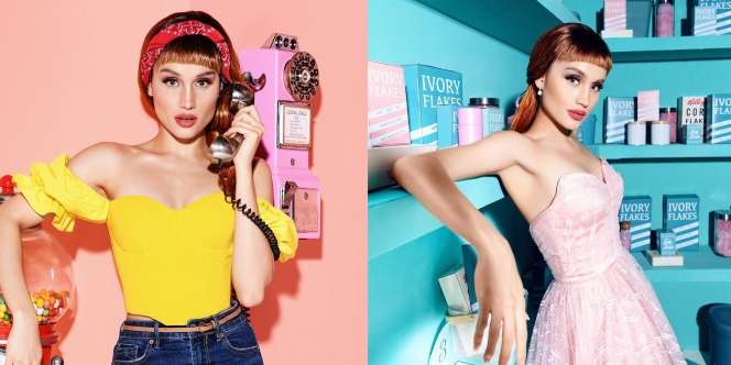 Cantik bak Barbie, Ini 7 Potret Cinta Laura dengan Style Retro Amerika yang Fullcolor