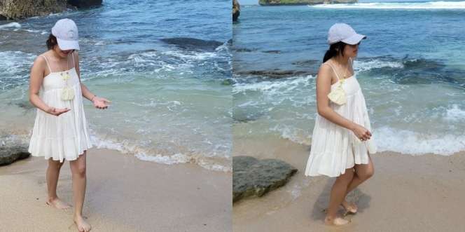 Seru Liburan Ke Jogja, Ini 10 Potret Ayu Ting Ting Main ke Pantai Sampai ke Sungai