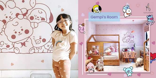 10 Potret Kamar Gempi yang Terinspirasi dari BT21, Army Junior Super Gemes Nih!