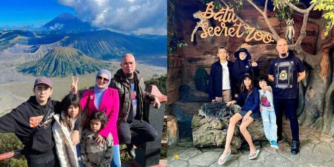 8 Potret Seru Liburan Keluarga Mulan Jameela ke Bromo dan Kota Batu, Gaya Kece Shafeea Ahmad Curi Perhatian