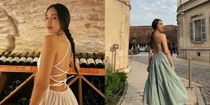 8 Potret Anya Geraldine Pakai Dress Backless Pamer Punggung Mulus di Paris, Cantik Banget Bak Bidadari Kayangan