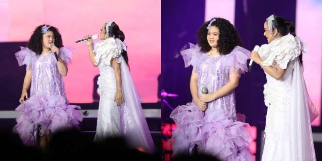 10 Potret Krisdayanti Manggung Bareng Amora Lemos, Ibu-Anak yang Punya Suara Emas!