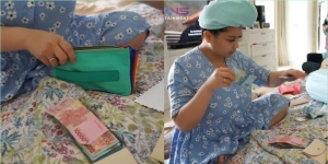 Potret Nagita Slavina Unboxing Amplop THR Rafathar dan Rayyanza, Netizen: THR anak sultan nih!