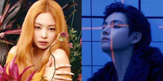 Setelah Rumor Kencan, V BTS Diduga Gunakan Anting yang Sama dengan Jennie BlackPink