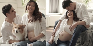 Baru Melahirkan, Ini Potret Maternity Shoot Priscilla Deasy dan Marcell Chandrawinata