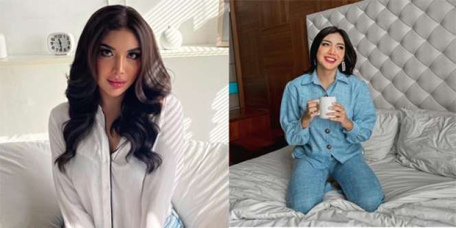 10 Potret Millen Cyrus di Atas Ranjang, Duduk Manis Bersila hingga Pamer Body Goals di Pinggir Kasur