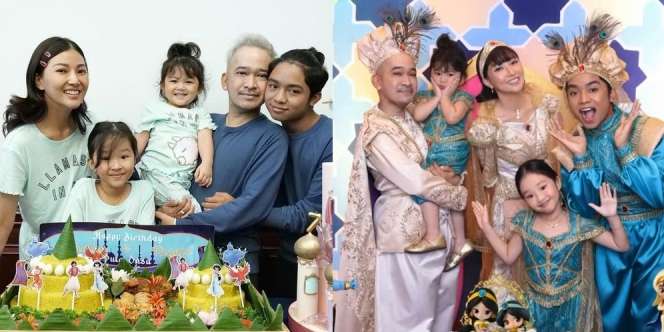 Potret Perayaan Ulang Tahun Thalia dan Thania, Ruben Onsu Setia Temani Meski dengan Wajah Pucat