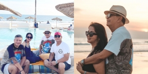 8 Potret Kekompakan Keluarga Roy Marten Liburan ke Bali, Mesra Bareng Istri dan Anak