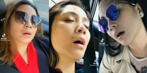 9 Momen Nagita Slavina Ketiduran di Kendaraan, Meski Mangap Tetap Dipuji Cantik Bak Malaikat 