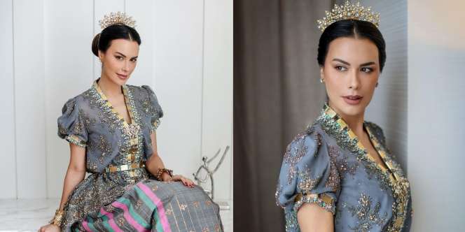 6 Pesona Sophia Latjuba dengan Baju Adat Bugis di Pernikahan Eva Celia, Anggun bak Ratu Kerajaan