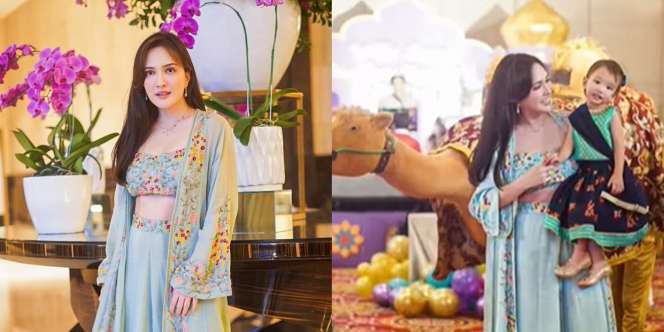 7 Potret Shandy Aulia dan Miss Claire Hadiri Ulang Tahun Anak Ruben Onsu, Tampil Menawan dengan Sama-Sama Pamer Perut