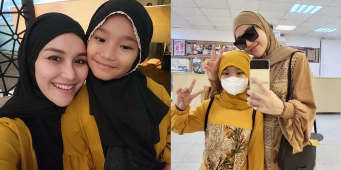 Potret Terbaru Ayu Ting Ting Bekerudung di Madinah, Netizen Doakan Agar Cepat Bertemu Jodoh Idaman