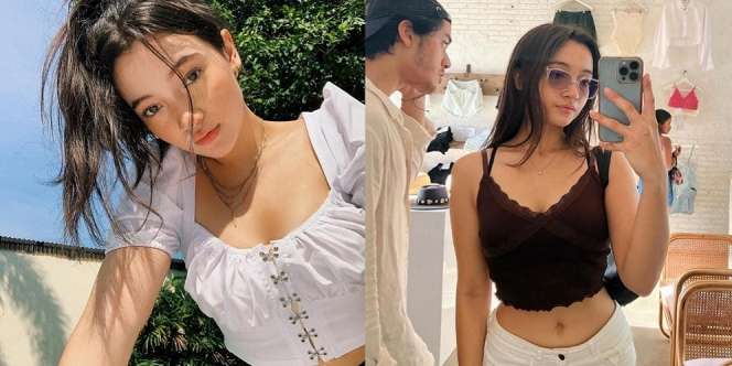 8 Potret Megan Domani Pakai Crop Top Pamer Perut Rata, Body-nya Bak Jam Pasir!