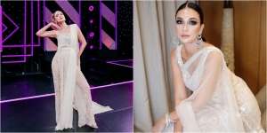 Deretan Potret Luna Maya Pakai Dress Transparan, Jangan Salah Fokus ya!