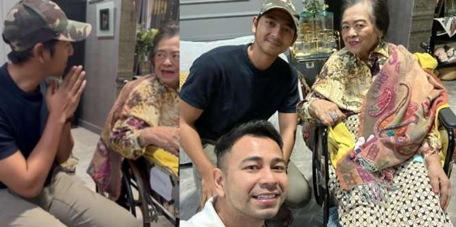 Ngefans Berat, Ini 7 Potret Nenek Raffi Ahmad Dijenguk Arya Saloka Sampai Salting