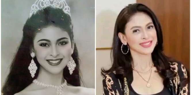 Parasnya Gak Menua Sama Sekali, Ini Deretan Foto Dulu Vs Sekarang Indira Soediro yang Tetap Cantik Menawan