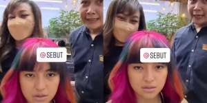 Ganti Gaya Lagi, Ini Potret Marshanda dengan Rambut Baru Warna Pelangi!