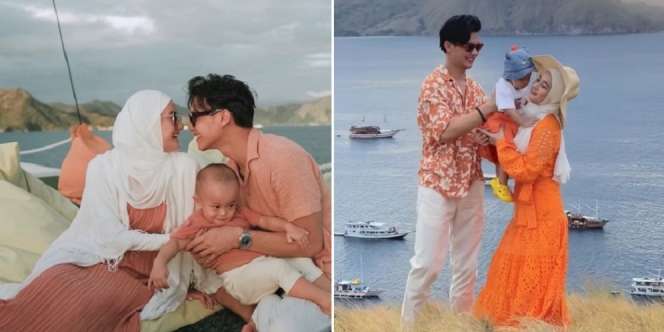 Dulu Honeymoon, Ini 10 Potret Seru Dinda Hauw dan Rey Mbayang Liburan ke Laboan Bajo Bareng Anak