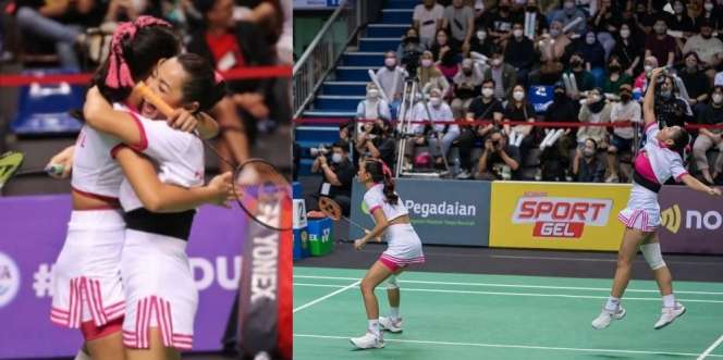Kalahkan Raisa dan Anya Geraldine, Ini 10 Potret Erika Carlina dan Hesti Enjoy Tanding Bulu Tangkis 