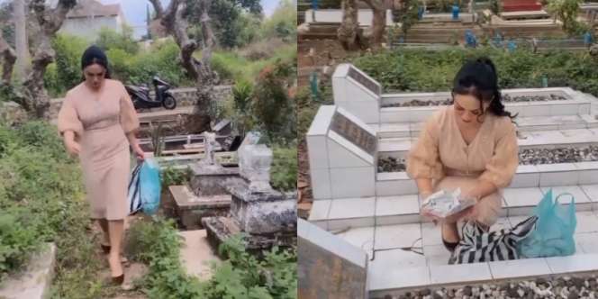 10 Potret Krisdayanti Ziarah Pakai Baju Ketat, Tuai Pro Kontra Netizen