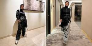 10 Potret OOTD Tantri Kotak Ala Cewek Mamba, Gayanya Terlihat Hype Abis!