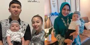 Momen Gemas Baby Izz Anak Nikita Willy Saat Idul Adha, Pakai Peci dan Sarung Bayi