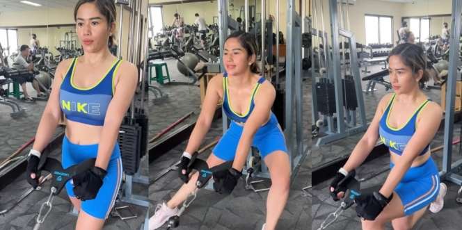 Nenek Muda Bak ABG, Ini 10 Potret Farida Nurhan Lagi Workout Pamer Perut Rata