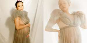 10 Potret Maternity Shoot Stella Cornelia, Istri Fendy Chouw yang Cantik Pakai Baju Nerawang Pamerkan Baby Bump