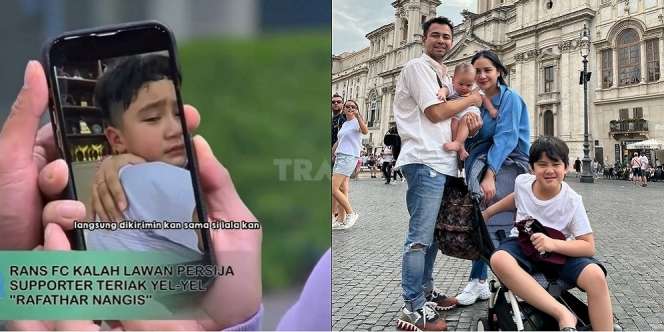 Rafathar Sedih sampai Nangis Diejek Suporter Persija yang Menang Lawan RANS FC