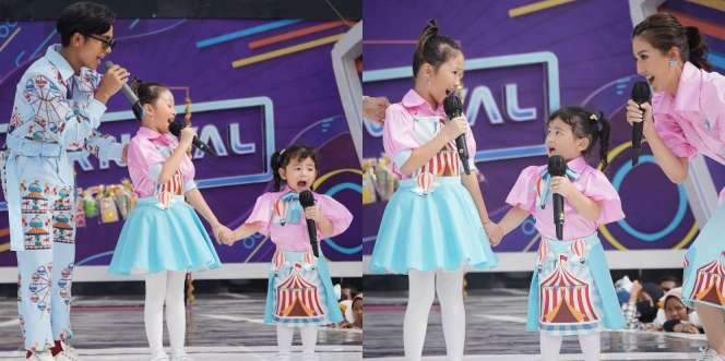 11 Foto Thalia dan Thania Onsu Saat Manggung Bareng Betrand Peto di Karnaval SCTV, Gayanya Bak Penyanyi Professional!