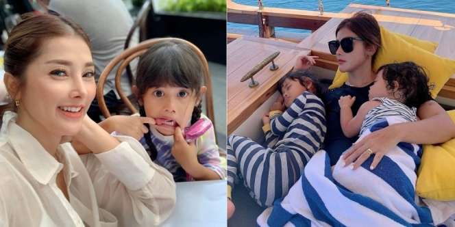 Dikenal Ratu Antagonis Sinetron, Ini 10 Potret Eva Anindita saat Momong Anak yang Sweet Abis!