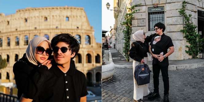 Hampir kena Tipu, Ini Potret Liburan Atta Halilintar dan Aurel Hermansyah di Roma Italia