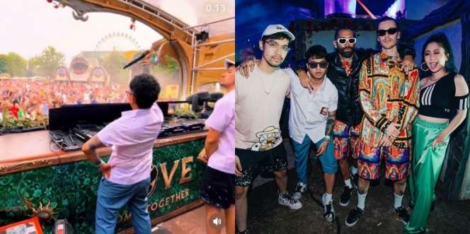 Pecah Kayak Lagi Pensi, Ini 10 Potret Weird Genius Tampil di Tomorrowland Pakai Seragam SMA