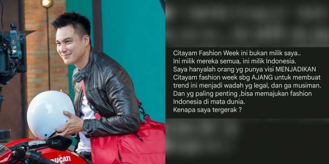 Dibilang Serakah karena Daftarkan Citayam Fashion Week ke HAKI, Baim Wong Akhirnya Buka Suara