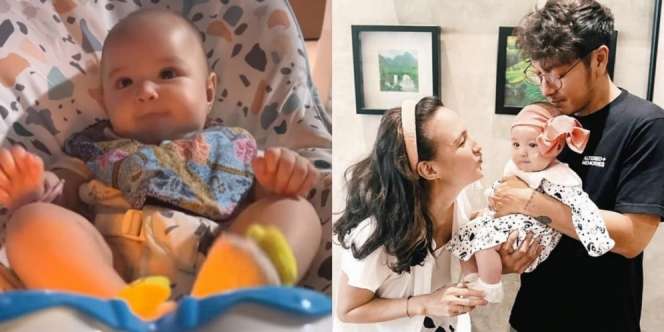 Berdarah Jerman, Ini Potret Baby Djiwa Anak Nadine Chandrawinata yang Makin Cantik di Usia 5 Bulan