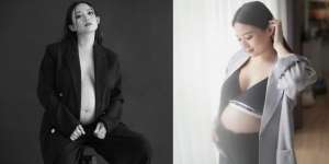 Dua Kali Keguguran, Ini 9 Potret Terbaru Maternity Shoot Stella Cornelia Pakai Setelan Jas Pamer Baby Bump