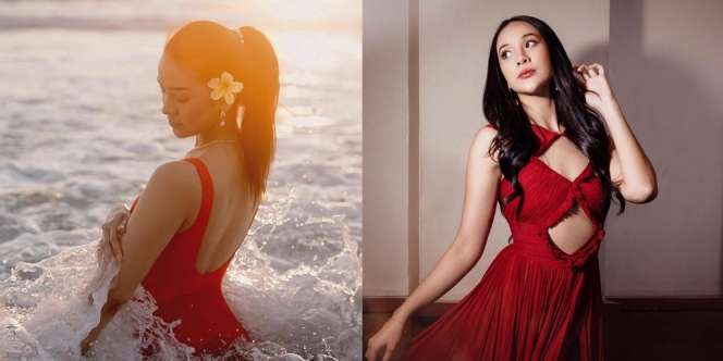 Definisi Baju Merah Jangan sampai Lolos, Ini Pesona Anya Geraldine yang Bikin Netizen Terpikat
